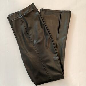 Wild Fable Faux Leather Slit Front Flare Pants Size XXLarge